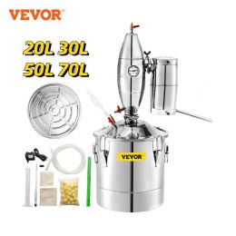 Machines Vevor Alcohol Distiller Moonshine Apparatus Toujours 20L 30L 50L 70L ÉQUIPEMENT DE BREWING DE BRESS