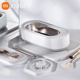 Machines Xiaomi Eraclean Nettoyage à ultrasons Hine 45000 Hz Haute fréquence Vibration Lavage Nettoyant Lavage Bijoux Lunettes Montre Lavage