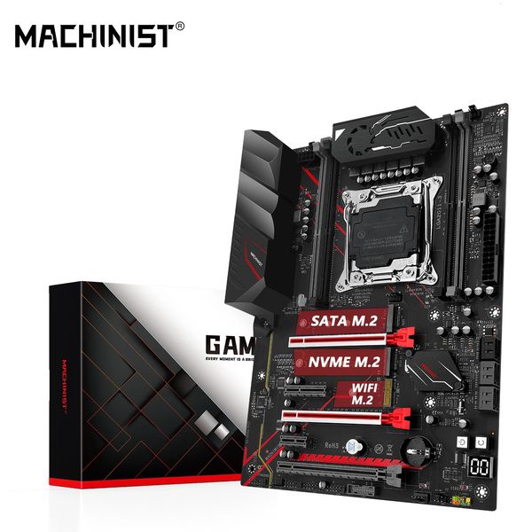 MACHINIST MR9A PRO MAX X99 carte mère prise en charge LGA 2011-3 Intel Xeon E5 V3 V4 2690 2667 CPU DDR4 ECC RAM mémoire SSD Nvme M.2 ATX 240307