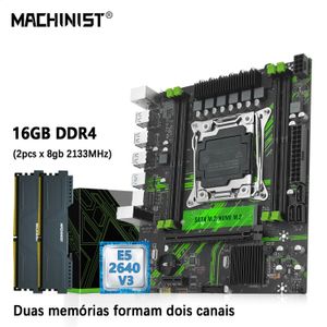 Machinist X99 Motherboard Combo Xeon E5 2640 V3 CPU KIT LGA 20113 28GB16GB DDR4 RAM GEHEUGENDEUST NVME SATA M2 USB 30 PR9 240326