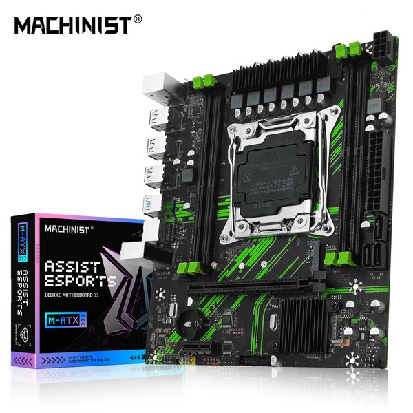 Machiniste x99 PR9 Prise en charge de la carte mère LGA 20113 Intel Xeon E5 V3 V4 CPU DDR4 RAM SATANVME M2 SLOT 240326