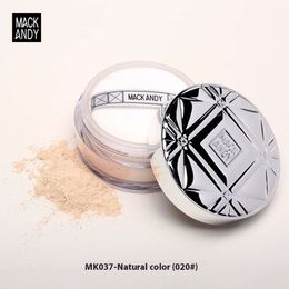 Mack Andy Mineral Matte make-uppoeder 3-kleuren basisolieolie afwerking Poeder losse instelling Poeder A9F