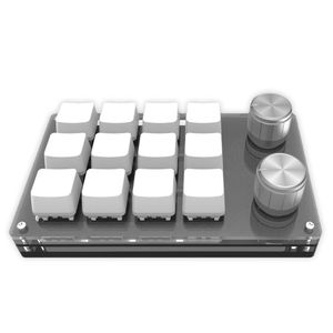 Clavier macro 12 touches 2 boutons clavier mécanique Hot Swap clavier personnalisé clavier à une main Mini clavier de jeu Mini clavier