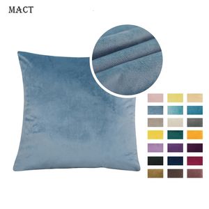 Couvercle d'oreiller en velours de mact