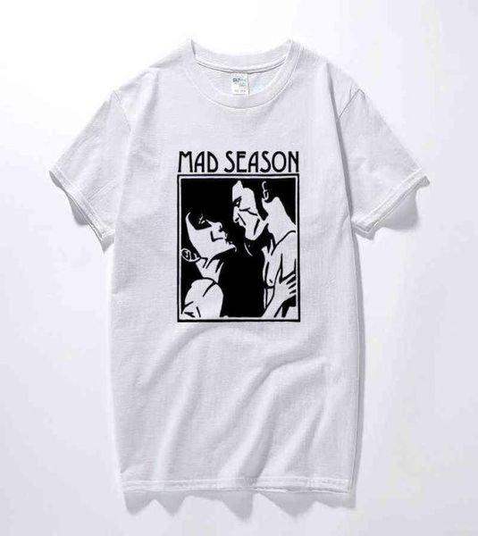 Mad Saison au-dessus de T-shirt Music Grunge Rock Alice in Chains Huring Trees Nouveaux hommes d'été Vêtements Coton Men Tshirt Euro Taille G126370879