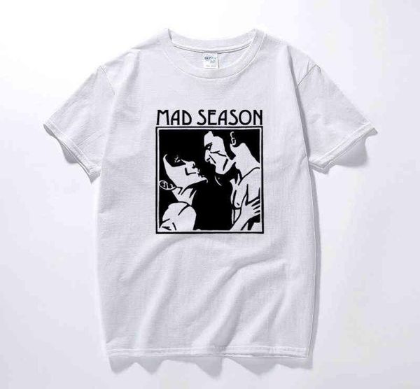 Mad Saison au-dessus de T-shirt Music Grunge Rock Alice in Chains Huring Trees Nouveau Summer Men Vêtements Coton Men Tshirt Euro Taille G124287899