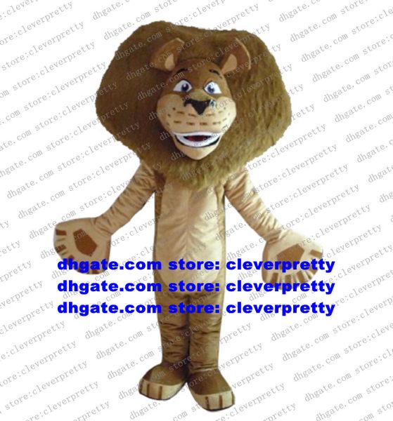 Madagascar Lion Alex mascotte Costume adulte personnage de dessin animé tenue Costume anniversaire félicitations activités à grande échelle CX4030