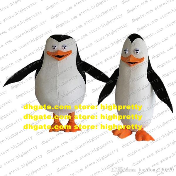 Madagascar Penguins Penuins Mascot Disfraz de dibujos animados para adultos Traje Teatral Rendimiento Lindo Lindo ZZ7948