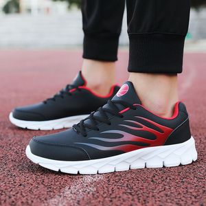 fabriqués en Chine chaussures de course de haute qualité pour hommes noir blanc rouge flamme chaussures de sport hommes formateurs baskets maison marque taille 3944