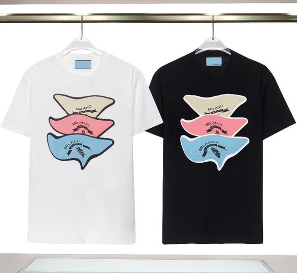 Made In Italy Hommes T-shirts Mode Été T-shirt Casual Hommes Femme T-shirts avec Lettres Imprimer Mode Triangle inversé T-shirts Multi Styles