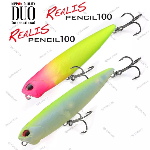 Made in Japan Duo realis crayon100 100 mm 14,3 g de distance de truite de truite pêche à la pêche à la twitch tungstène twitch jerk