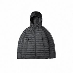 maden Lichtgewicht eendendonsjack met capuchon Basic winterjas voor heren Stedelijke streetwear Dikke warme buitenwinddichte pufferjas u5pU#