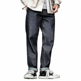 Maden Hommes Vintage Raw Jeans 13.5OZ Couleur Cott Denim Jeans Redline Seedge Denim Mid Rise Straight Leg Jeans Pantalon Bleu Homme Y6Mx #