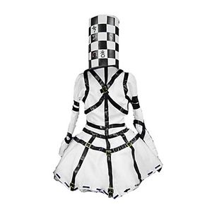 Madness Retourneert Alice Mad Hatter Dress Cosplay Kostuum 11