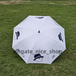 Maebion Fisherman's Hat Golf Umbrella Business Reception Automatische Sunshade Sun Paraplu Black Lijm UV resistent zonnige paraplu voor mannen en vrouwen Outdoor E03