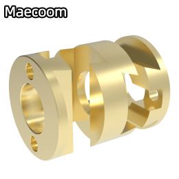 MaeCoom 16 mm Oldham Acoplamiento T8 T8 Z-Cama caliente Reducción de la impresión Piezas de impresora 3D CNC Cilíndrico de eje flexible
