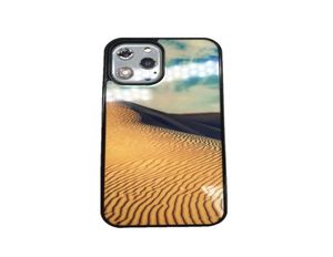 Mag Safe Sublimation Phone Case 2D TPU Negro con inserción de aluminio para iPhone XS XR 11 12 13 Pro Max K995242618