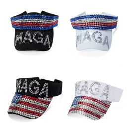 MAGA Diamond Sun Hat Trump 2024 Casquette de baseball en coton en gros