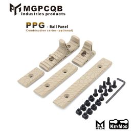Magap Toy Accessories Model PPG Handstop Woodblock+Handblok Complete Set compatibel met Keymod en Mlok