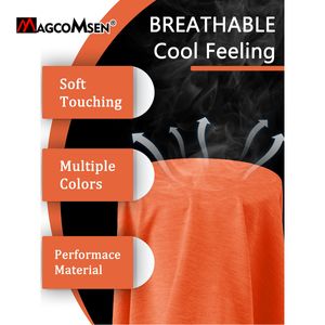 Magcomsen Men T-shirt à manches courtes Humidité évacuation