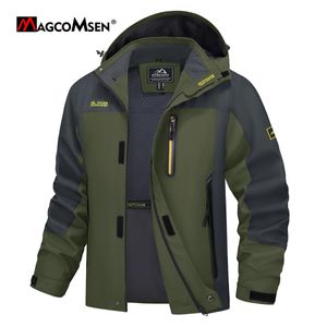 MAGCOMSEN hommes automne léger coupe-vent imperméable Softshell coupe-vent veste manteaux de pêche vêtements d'extérieur Runing randonnée veste 240220