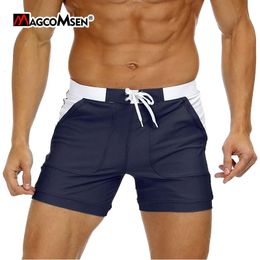 Magcomsen para hombres pantalones cortos de trajes de baño para hombres boxeadores de boxeador de boxeadores de boxeador de boxeadores de surf de surf.