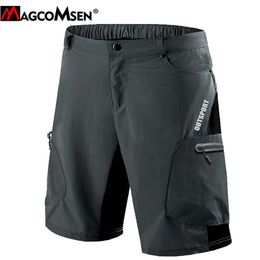 MAGCOMSEN Short de randonnée à séchage rapide pour hommes Summer Casual Army Tactique Joggers avec multi-poches Ripstop Cargo Work 210716