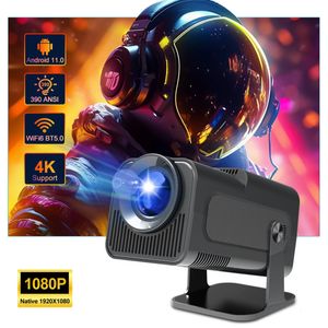 Magcubic 4K Android 11 Projector Native 1080P 390ANSI HY320 Dual Wifi6 BT5 0 1920 1080P Cinema portable Projetor upgrated HY300 231226