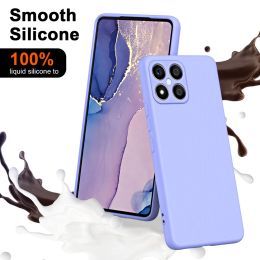 Magic 5 Lite Liquid Silicone Phone Case voor Funda Huawei Honor X8 X7 X30I X7A X8A X9A X6 X9B X5 Cases Shockproof Skin Feel Cover