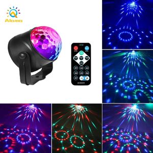 Boule magique éclairage Laser RGB 7 Modes activé par le son rotatif effet de scène lampe fête KTV DJ projecteur lampes de nuit