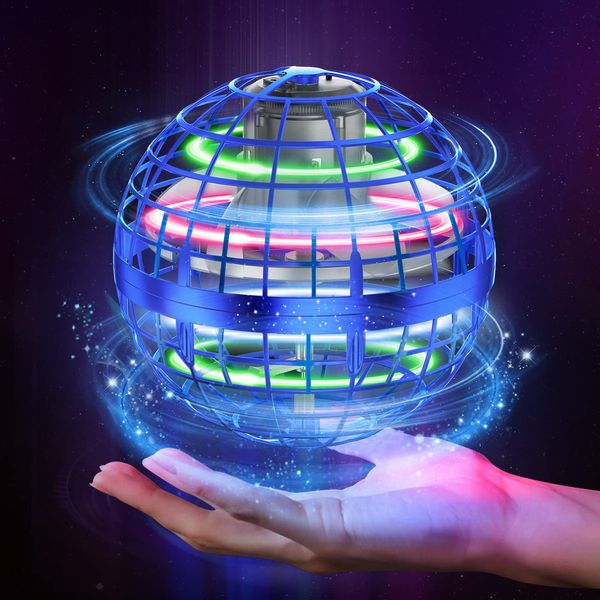 Magic Balls Flying Ball Orb Toys Hover Soaring Toy Globe Shape Boomerang Spinner Hand Controller Mini Drone para niños Adts al aire libre en Amxj3