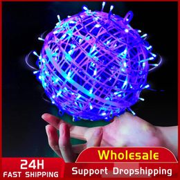 Magic Balls Flying Ball Pro Mini Éclairage Avec Led Lumières Télécommande Main Contrôlée Boomerang Spinner Jouets Pour Adts Enfants Cadeau R Smtx3