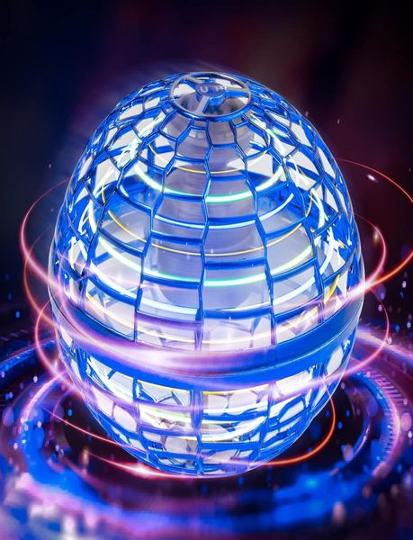 Magic Balls Flying Orb Ball 2022 amélioré 360 ﾰ Rotation Boomerang Hover avec LED Lights Mini Drone qui vous revient cool saf3466470