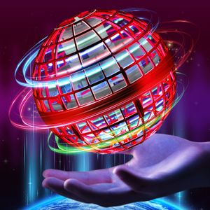 Magic Balls Flying Orb Ball Spielzeug mit Licht 2022 Verbesserte Hover Handgesteuerte Spinner Mini Drone Boomerang Geburtstagsgeschenk für 6 7 8 Am09I