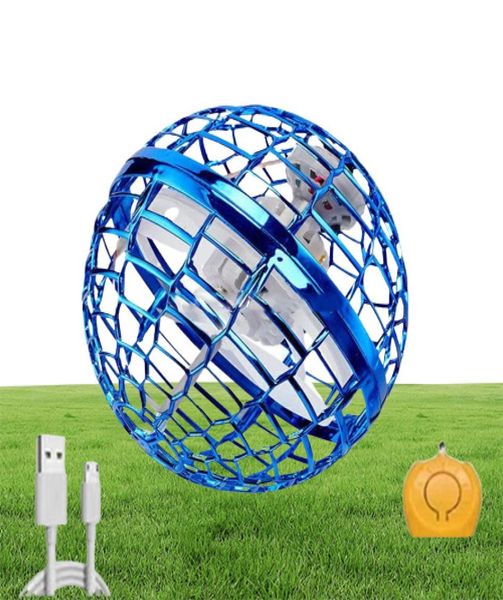 Boules magiques boule volante magique jouets Hover Orb contrôleur Mini Drone Boomerang Spinner 360 rotation rotation Ufo sans danger pour les enfants Adts 6946576