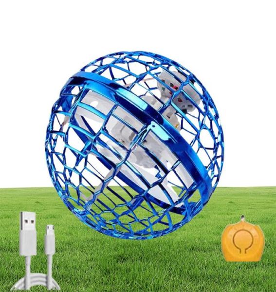 Balles magiques Magic Flying Ball Toys Hover Orb Controller Mini Drone Boomerang Spinner 360 Rotation Spinning UFO Safe for Kids Adts 9952799