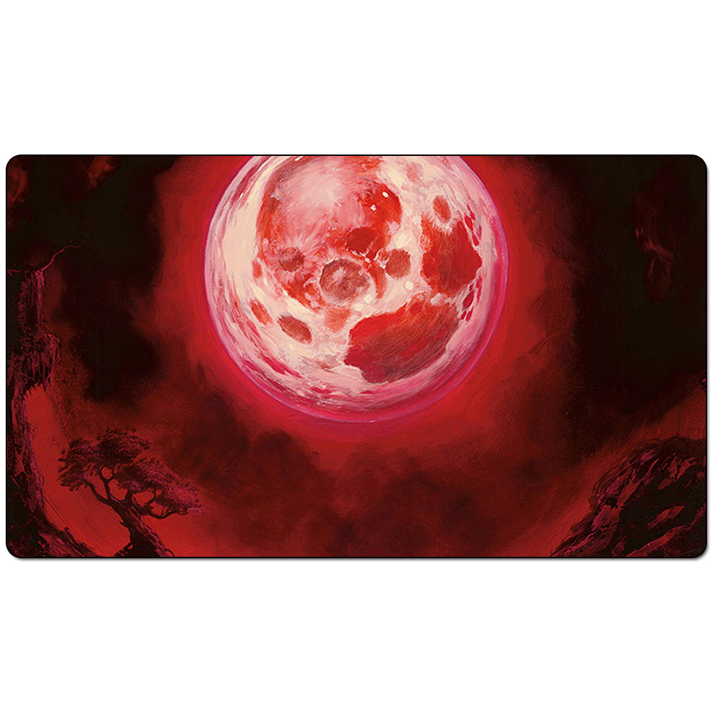 매직 보드 게임 Playmat:blood moon Modern Master60*35cm 크기 테이블 매트 Mousepad Play Matwitch fantasy occult dark female wizard2Trial o