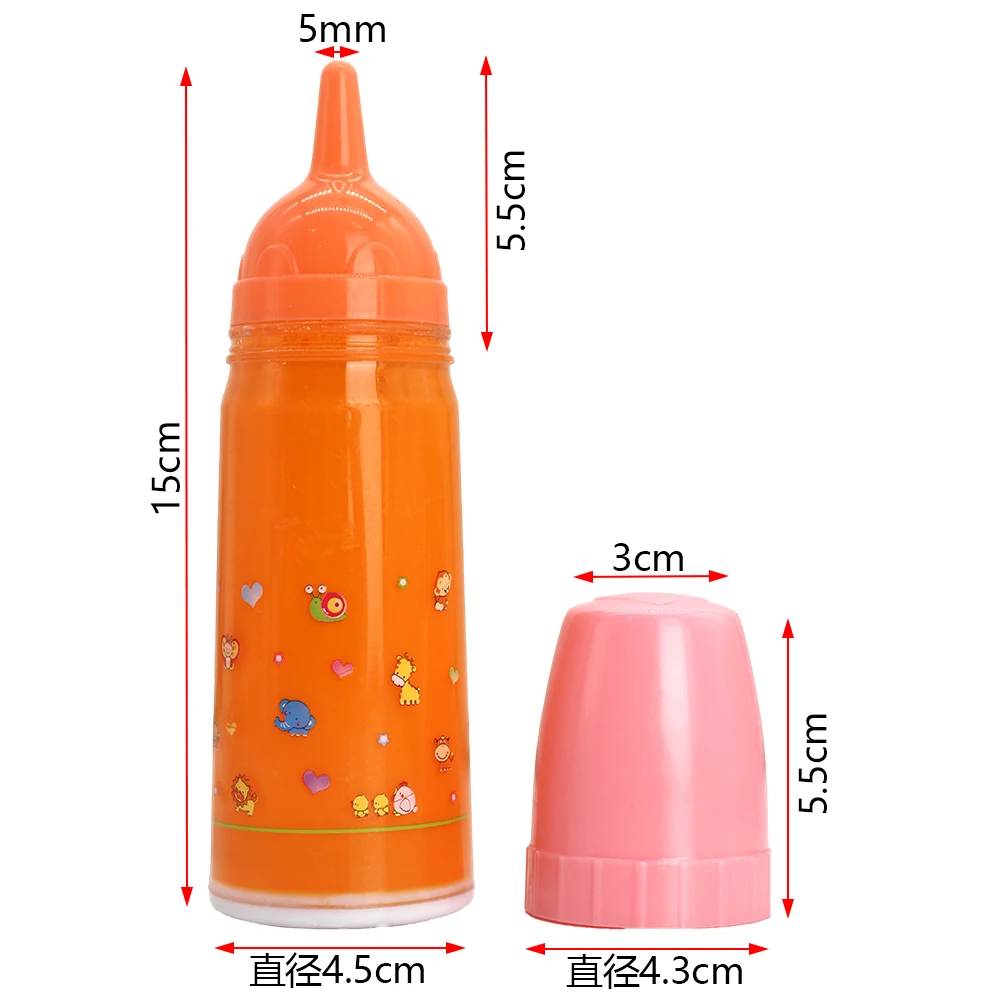 Magic Bottle Set slitage för 30-55 cm baby återfödda dockor 12-17-22 tum baby docktillbehör