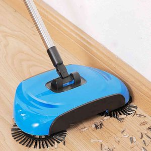 Magic Broom Rvs Sweeper Machine Hand Push Duspan Handvat Huishoudelijke Reinigen Huishoudelijke Reinigingsgereedschap Accessoires