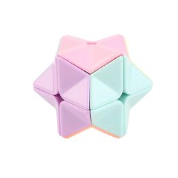 Magic Cube Coloful Rompecabezas Twisted Toys Toys Professional Speed Cubes Educational for Children Adult Gift 240408