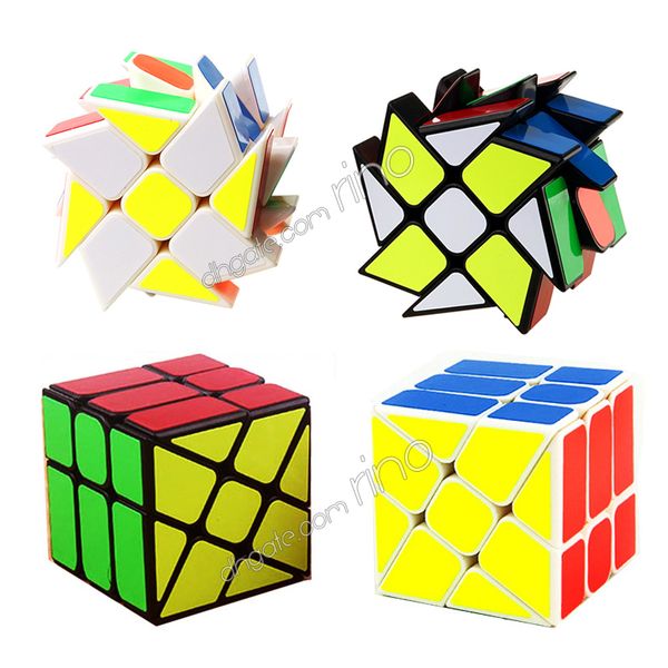Magic Cube Puzzle Axe Cube Twist Jouets Vent et Feu Roue Adulte Enfants Cadeaux Éducatifs Jouet 3x3x3
