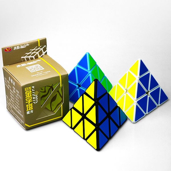 Cubo mágico con forma de pirámide, Cubo de tercer orden, velocidad ultrasuave profesional, Cubo mágico, rompecabezas giratorio, regalos educativos DIY, juguete para niños