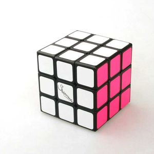 Magic Cube S 3x3x3 S Col classique S Couleur sans autocollant Changement Cubo Puzzl Children Educational Toys Y240518