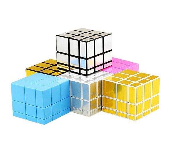 Cubes magiques 3x3x3 miroir professionnel magique moulé enduit Puzzles Cube de vitesse jouets Puzzle bricolage jouet éducatif pour enfants 2667139