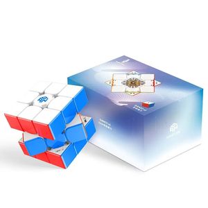 Cubes magiques Gan 12 Ui FreePlay 3x3 Cube de vitesse magique magnétique sans autocollant Fidget Toys Cubo Magico Puzzle Gan 12 Ui Free Play 231019