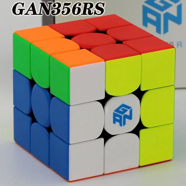 Cubes magiques GAN 356RS 356 RS Puzzle magique 3x3x3 niveau d'entrée facile anti-stress professionnel torsion Magico Cubos joueur cadeaux jeu 231019