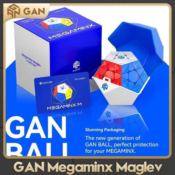 Magic Cubes Gan Megaminx Nouveau UV Matte Mega Maglev 160 Original High Quality Speed Magic Cube Dodecaaèdre Magnits Puzzle Gift Toys Y240518