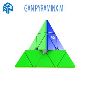 Cubes magiques GAN Pyraminx amélioré UV magnétique magique Cube de vitesse GAN pyramide 3X3 professionnel Fidget jouets Cubo Magico Puzzle Gan minuterie 231019