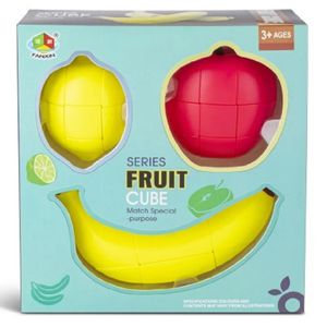 Cubes magiques Cube magique Fruit pomme banane citron Cubes d'emballage jeu professionnel Puzzle de vitesse Twisty Antistress jouets éducatifs pour enfants 231019