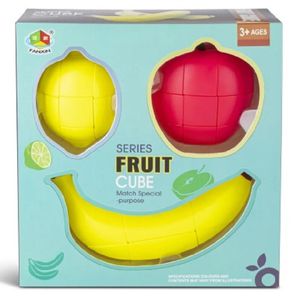 Magische Kubussen Magische Kubus Fruit Appel Banaan Citroen Verpakkingsblokjes Professioneel Spel Snelheid Puzzel Twisty Antistress Educatief Speelgoed Voor Kinderen 231019